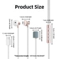 thumbnail image 4 of Professional KTV Monitoring Earphones with Integrated Sound Card. This Wired In-ear Karaoke Headset Features 8 Professional Singing Effects Including KTV, Classic, Theater,, 4 of 12