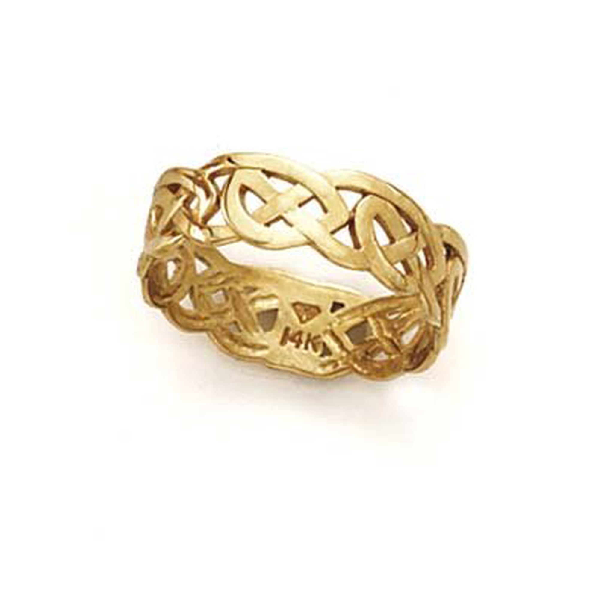 14k Yellow Gold Celtic Toe Ring - 2.3 Grams