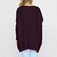 thumbnail image 4 of Womens Tops Oversized T Shirts For Women Tunic Tops To Wear With Leggings Long Sleeve Fall Sweaters Dressy Tops, 4 of 6