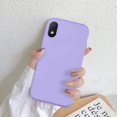 thumbnail image 2 of iPhone Xr Case with Screen Protector,Soft Liquid Silicone Gel Rubber Bumper Cover,Slim Fit Shockproof Protective Phone Case for iPhone Xr Lavender Purple, 2 of 8