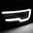 thumbnail image 4 of Debrroce Black/Clear Projector Headlight Bar DRL for Toyota for Tacoma Edicion Especial/Limited//SR5/ off-Road/ Sport 16-20 & Sport/ Pro 17-20 Signal] Driver Passenger Side, 4 of 9