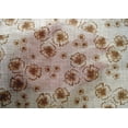 thumbnail image 5 of oneOone Cotton Silk Brown Fabric Florals Sewing Material Print Fabric By The Yard 42 Inch Wide, 5 of 6