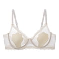 thumbnail image 2 of HBGVBA Women's Push Up Bras Summer Thin Lace Solid Color Breathable No Underwire Supportive Bra, 2 of 5