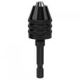 thumbnail image 3 of Drill Chuck, Drill Bit Chuck Keyless Chuck Conversion Tool, Quick Connect 1/4 Drill Chuck For Impact Driver Quick-Change Hexagon Shank Chuck Mini Power Drill, 3 of 8