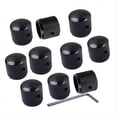 thumbnail image 1 of black Electric guitar metal volume knob, 1 of 5
