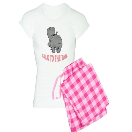 

CafePress - Hippo Talk To The Tail - Women s Light Pajamas