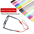 thumbnail image 4 of Prolriy Eyeglasses Strap Lanyard Silicone with Non-Slip Glasses Fixed Glasses Sports Chain Rope Glasses Long Accessory Glasses Strap Glasses Chain Pink, 4 of 8