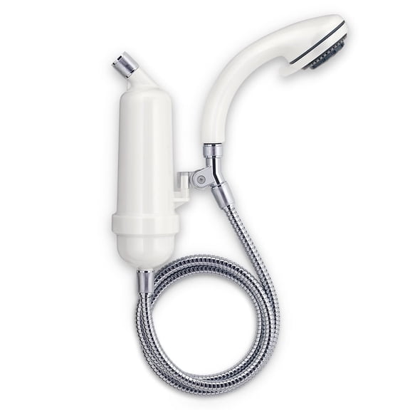 WaterChef Shower Filter System SF-7C with Deluxe Wand, NSF/ANSI Certified, 10,000 Gallons (White)