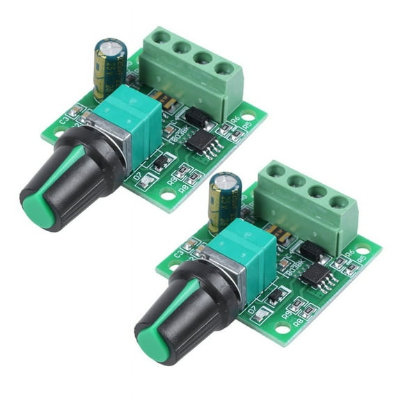 2X 1.8v 3v 5v 6v 7.2v 12v 2A 30W DC Motor Speed Controller (PWM) 1803BK Adjustable Driver Switch