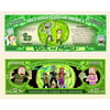 Anime Source Rick and Morty Cartoon Comedy Series Future Time Travel Commemorative Novelty Million Bill with Semi Rigid Protector