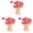 Red, variant on 100/300/500Pcs 4.7 Inch Toothpicks for Appetizers, Fancy Picks for Party Decoration Wooden Appetizer Skewers for Charcuterie Sandwich Burgers Fruit Drinks Party
