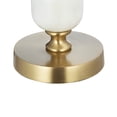 thumbnail image 4 of A&B Home Marble & Glass Pebble Hurricane - 5.1" x 5.1" x 11.2" - Gold/White, 4 of 5