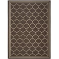 thumbnail image 2 of Safavieh Courtyard Amy Geometric Indoor/Outdoor Area Rug, Chocolate/Cream, 8' x 11', 2 of 9