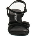 thumbnail image 4 of Soda Girls Children's Open Toe Bow Slingback Small Block Heel Dress Sandals, 4 of 4