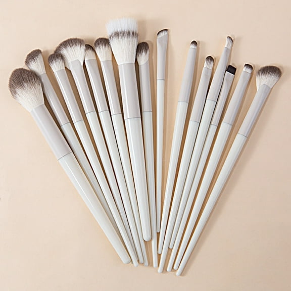Complete Makeup Brush Set for Beauty Tools - Foundation Blending Powder and Contouring Brushes for Application 15PCS
