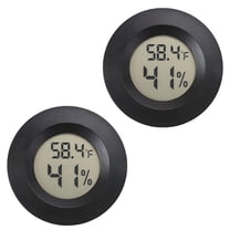 GJX Mini Hygrometer Thermometer Digital Humidity Meter, Indoor/Outdoor, 2 Pack