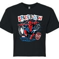 thumbnail image 3 of Marvel Spider-Man - Punk Poster Style - Juniors Cropped Graphic T-Shirt, 3 of 5