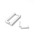 thumbnail image 1 of Pendientes de aro cuadrados minimalistas a la moda para mujeres y niñas, aros rectangulares Huggie, regalos de joyería de moda 2021 Tan Jianjun unisex, 1 of 2