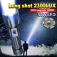 thumbnail image 2 of Linterna LED de , linterna recargable por USB, linterna LED de alta potencia de 1500M, linterna táctica con Zoom, linterna de tiro largo, 2 of 4