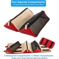 thumbnail image 3 of Compact Hanging Travel Toiletry Bag – Fold-Flat Organizer with Multiple Pockets, Water-Repellent Case for Travel & Everyday Use, 3 of 11
