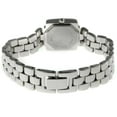 thumbnail image 2 of Peugeot Womens 20mm Silver-Tone Square Case Watch-Midnight Black Dial, 2 of 2