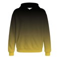 thumbnail image 2 of Bysome Boys Sweatshirts Gradient Long Sleeve Hooded Tees Autumn Soft Boys Hoodies Size 13-14 Years Yellow, 2 of 4