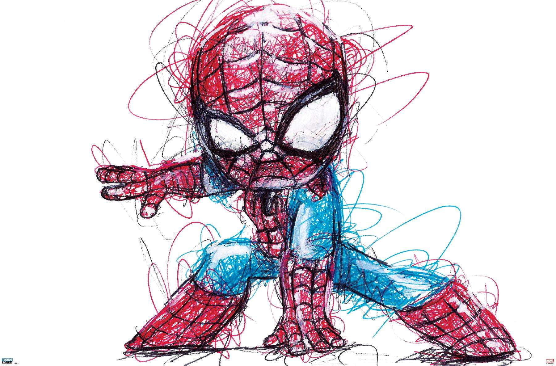 Sketch Of Spider Man | ubicaciondepersonas.cdmx.gob.mx