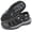Black, variant on Men’s Closed Toe Sport Sandals, Lightweight Outdoor Hiking Beach Shoes