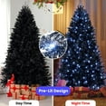 thumbnail image 6 of Demi Bonn 4ft Artificial LED Christmas Tree with 666PE/PVC Tips, Hinged & Foldable for Indoor Decor, Xmas Tree, Black, 6 of 7