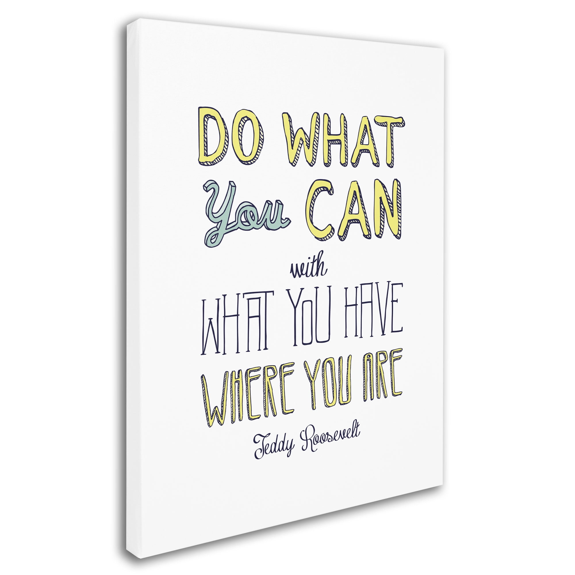Trademark Fine Art "Do What You Can III" Canvas Art by Megan Romo
