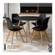 thumbnail image 3 of Mesa Eames Redonda 80 CM Minimalista Con Madera negro, 3 of 7