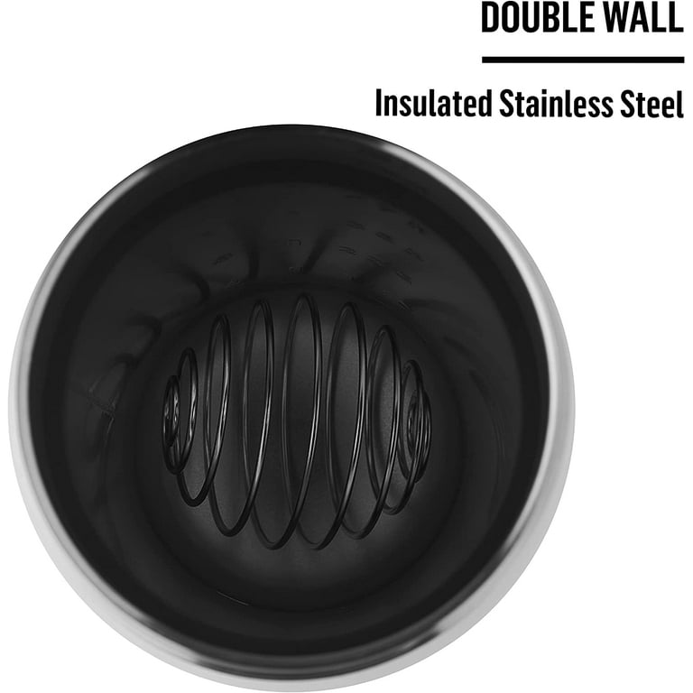 Blender Bottle Strada Twist 24 oz. Stainless Steel Shaker - Black