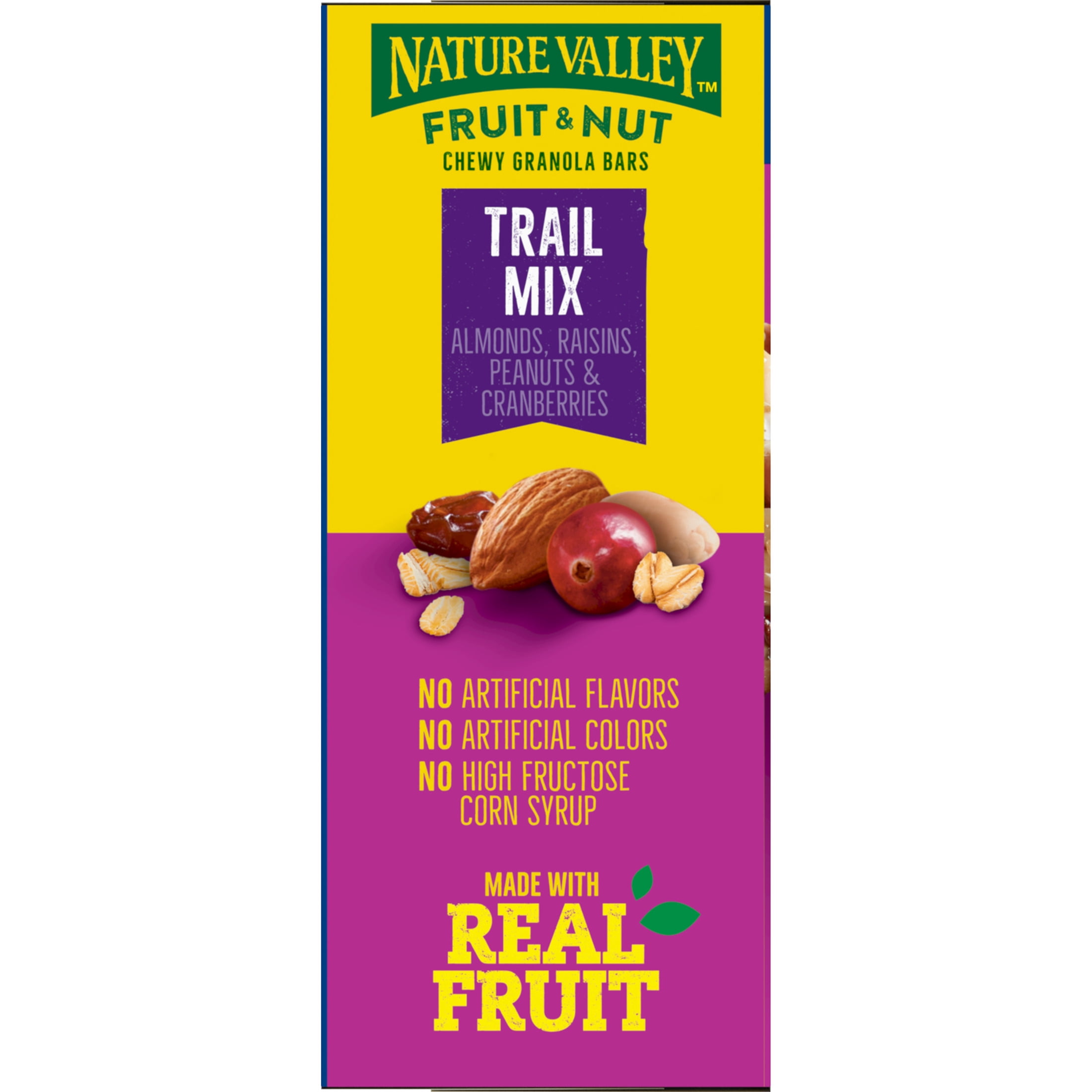 (8 pack) Nature Valley Chewy Fruit and Nut Granola Bars, Trail Mix, 15 Count, 18 oz