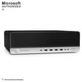 thumbnail image 2 of HP EliteDesk 800 G3 SFF, Intel Quad Core i5-6500 up to 3.6 GHz, 12G DDR4 RAM, 256G SSD + 1T, Bluetooth, WiFi, DVDRW, Windows 10 Pro 64 Bit (EN, FR, ES)-Refurbished, 2 of 7