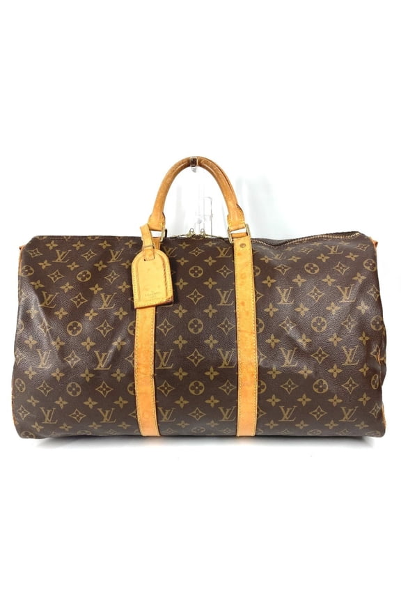 Pre-Owned LOUIS VUITTON M41416 Monogram Keepall Bandoulire 50 Travel Bag, Handbag, Boston...