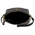 thumbnail image 4 of Michael Kors Women's Large Saffiano Leather Dome Crossbody Bag - Black, 4 of 12