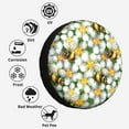 thumbnail image 6 of Kll Bees And Flower Tire Cover,Universal Wheel Tire Cover For Trailer, Rv, Suv, Truck,Camper And Many Vehicle,(16 Inch), 6 of 7