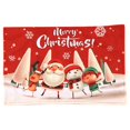 thumbnail image 1 of Price Drop Items Christmas Placemats, Winter Non-slip Placemats, Snowflake Merry Christmas Holiday Table Mats, Washable Stain-resistant Table Mats, Suitable For Party/restaurant, 1 of 2