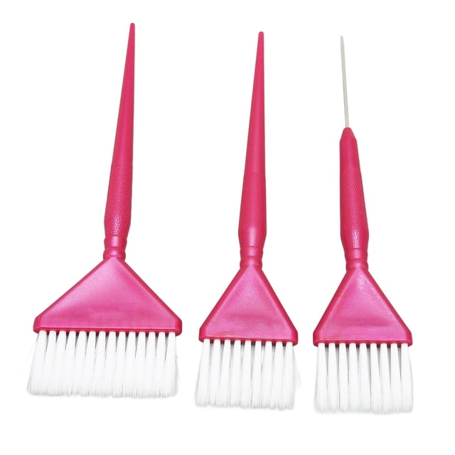 Kit De 3 Pinceles Para Teñir El Cabello, Kit De Brochas Para Teñir Y Blanquear, Para El Hogar O Salón De Belleza