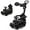 Black, variant on Costway 3 in 1 Ride on Push Car Mercedes Benz G350 Stroller Sliding Car w/ Canopy Red