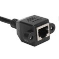 thumbnail image 2 of Ethernet Connector RJ45 Cat6 Cord 1Meter Male to Female LAN Cable with Fixing Base Screw Hole, 2 of 4