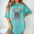 thumbnail image 4 of Houston I have So Many Problems Space Raccoon Graphic T-Shirt Funny Astronaut Raccoon Tee Seafoam Shirt Adult Small, 4 of 5