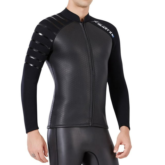 de Buceo para Hombre de Manga Larga Chaqueta de Natación Surf Remo ejercicio Acuáticos - DYNWAVEMX Los hombres traje de buceo