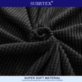 thumbnail image 3 of 2024 Solid Print Polyester Loveseat Slipcover  Chocolate, 3 of 6