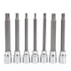 thumbnail image 4 of 7 Unids/set Broca Estriada Extralarga, Adaptador De Broca De Llave De Vaso, Dureza Incomparable M4 M5 M6 M7 M8 M9 M10 Para Llave Cuadrada De 3/8 Pulgadas Para El Hogar ANGGREK No, 4 of 7