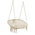 thumbnail image 5 of Sorbus  Lounge Chair Macrame Swing, Perfect for Indoor/Outdoor Home, Patio, Deck, Yard, Garden (Double Swing), 5 of 8