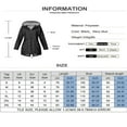 thumbnail image 2 of Julycc Manteau Coupe-Vent à Capuche à Manches Longues pour Femmes Grande Taille, Imperméable d'Extérieur, 2 of 2