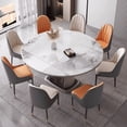 thumbnail image 4 of Combination Dining Room Set Living Room Modern Mobile Table Designer Nordic Home Articulos Para El Hogar Kitchen Furniture My Lux Decor Round, 4 of 21