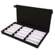 thumbnail image 2 of Organizador de gafas de sol con 15 rejillas, tela de nailon, estuche de almacenamiento multifuncional para joyería y gafas para cajones de escritorio, 2 of 5