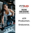 thumbnail image 7 of FITAID Essentials Creatine Powder Watermelon Rush, CreaPure Creatine Monohydrate, ATP Production for Weightlifting, Cycling, Zero Sugar, Smooth-Mixing, Easy on Stomach, Resealable, 60 Servings, 7 of 7